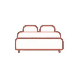 Schlafzimmer mit Doppelbett in Apartment 1, ideal für erholsamen Schlaf und Komfort.